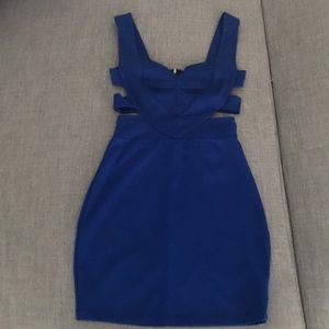 Navy Blue Mini Dress